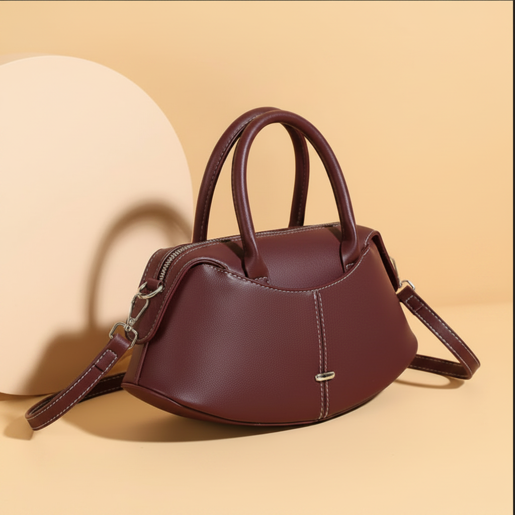 Burgundy Bag No Button HD